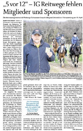 Eckernförder Zeitung vom 15.04.2016